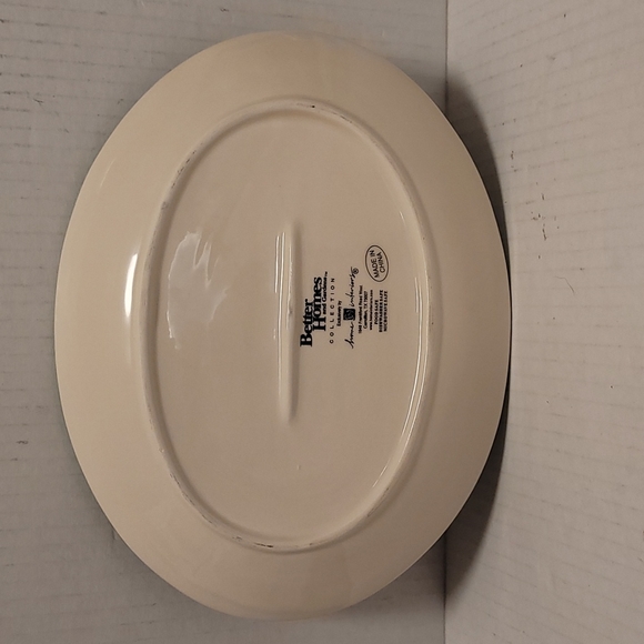 Pair of Better Homes and Gardens Home Interior Collection Oval Plates - Picture 7 of 14